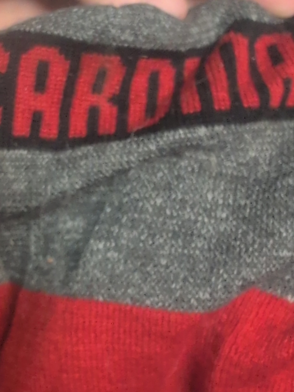 New Era Arizona Cardinals NFL Knit Beanie Hat Red Gray Black One Size - Picture 6 of 7